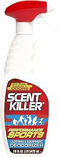 Scent Killer Performance Sports Clothing & Equipment Spray, Sport Odor Deodorizer for All Smelly Athletic Equipment, 16 FL OZ