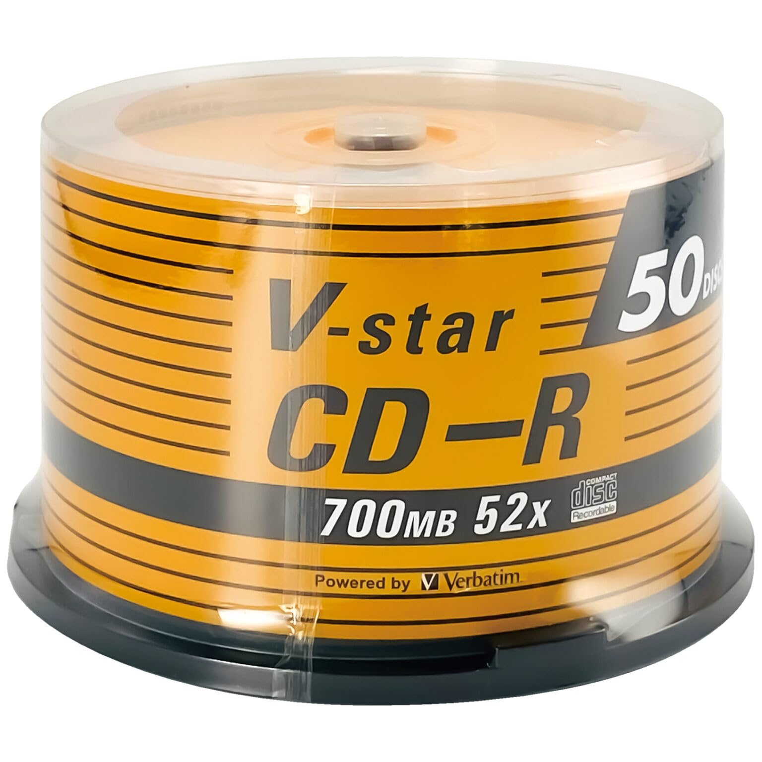 Verbatim Vstar CDR 52X 700 MB 50Pack Spindle Box