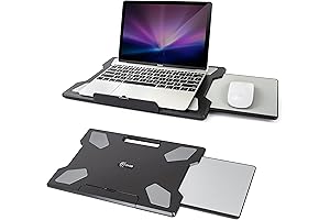 EHO Lightweight Laptop Board for Lap with Retractable Mouse Pad