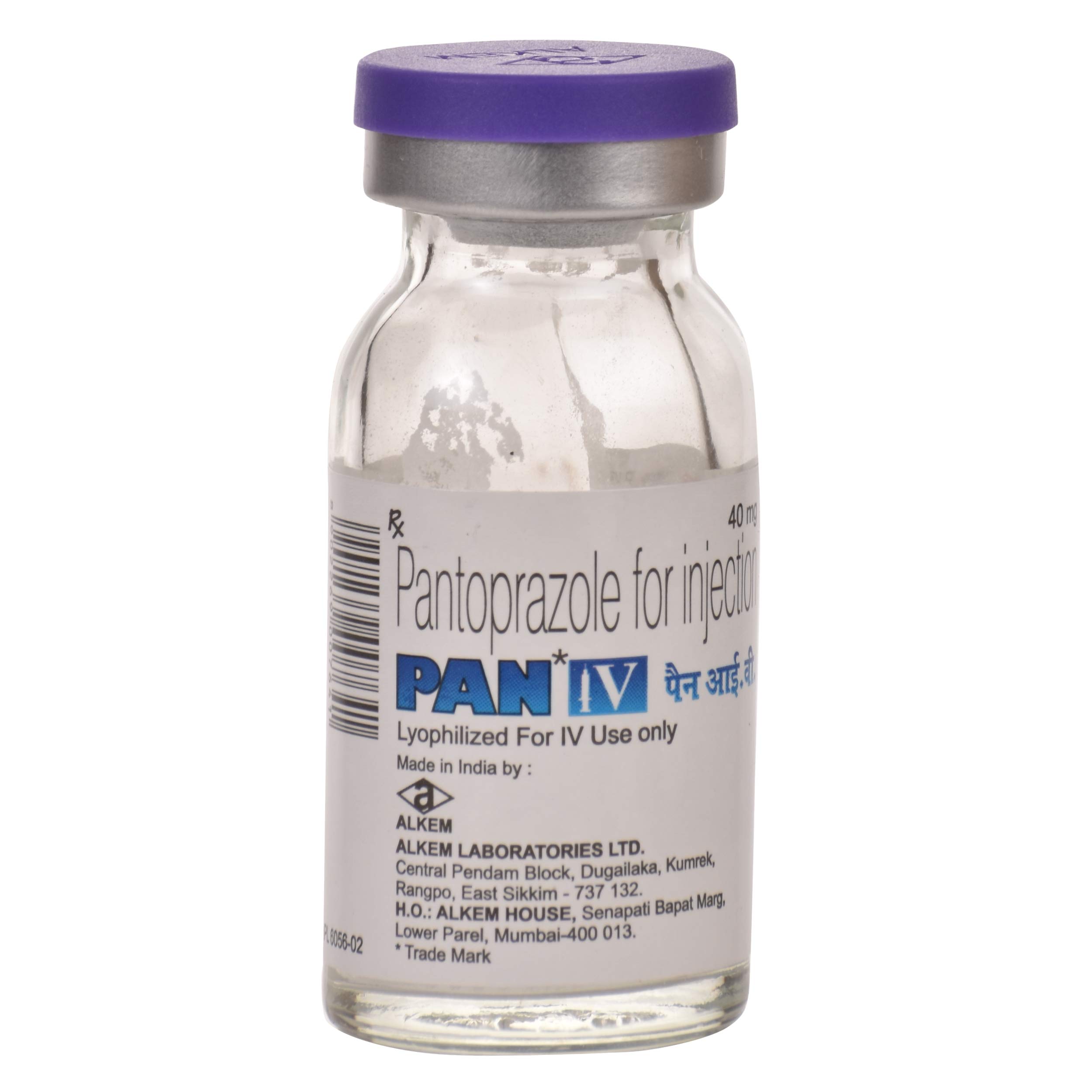 Pan IV - Bottle of 40 mg Injection