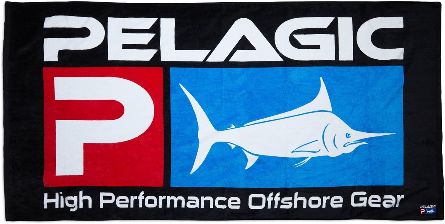 PELAGIC Deluxe Logo Beach Towel