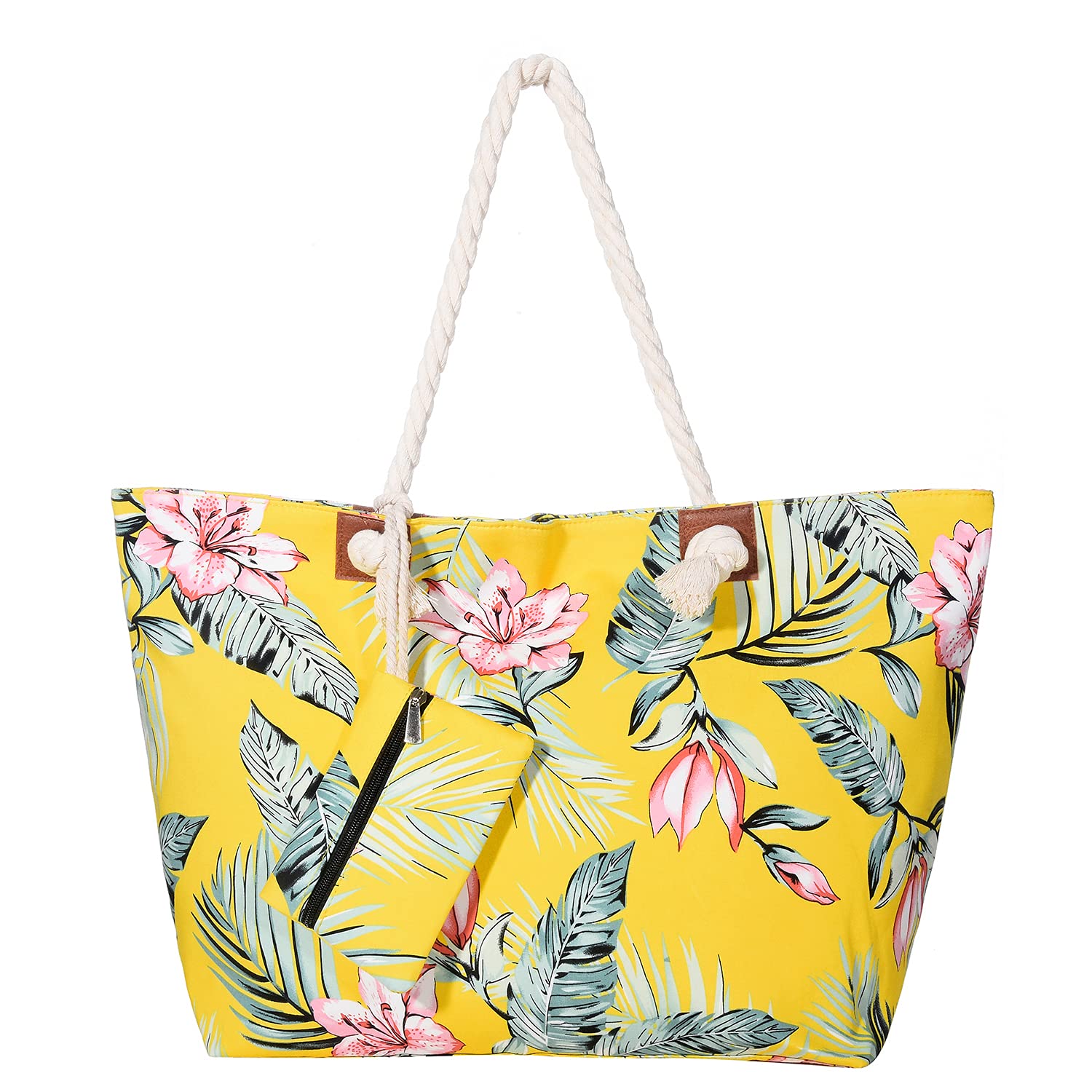MASADA Badetasche XXL Familie Strandtasche Damen Beach bag groß mit Reißverschluss - Garden Eden