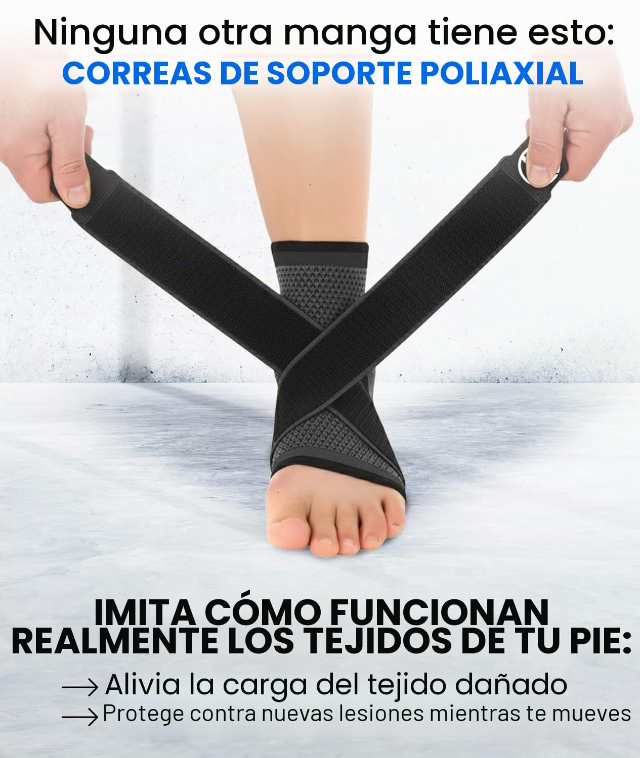 Koprez Manga para fascitis plantar, alivio de la fascitis plantar, calcetines para fascitis plantar, manga de compresión de tobillo, soporte de tobillo para mujeres, soporte para fascitis plantar