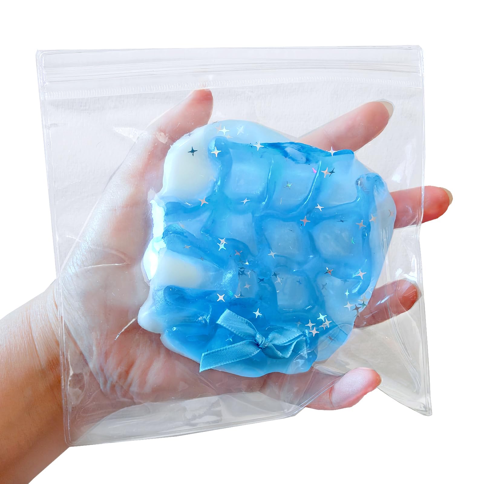 Amazon | スクイーズケーキおもちゃ ワッフル 水感スクイーズ 伸縮性の