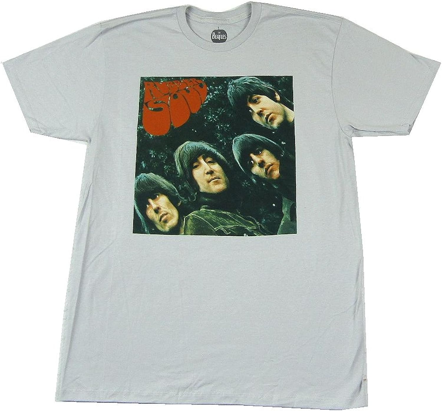 Beatles Rubber Soul Silver Grey T Shirt 
