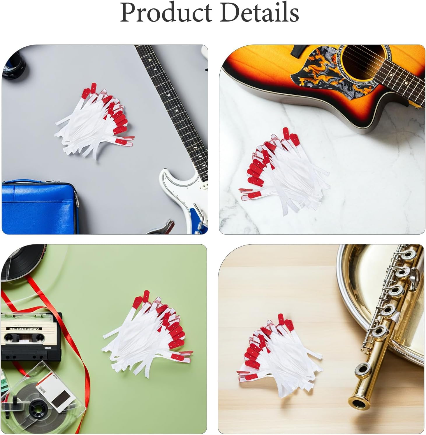 90pcs Piano Bridle Straps Tuning Tool, Piano String Replacement Repair Parts for Tuning Equipment, Ideal for Music Classroom and Studio Use