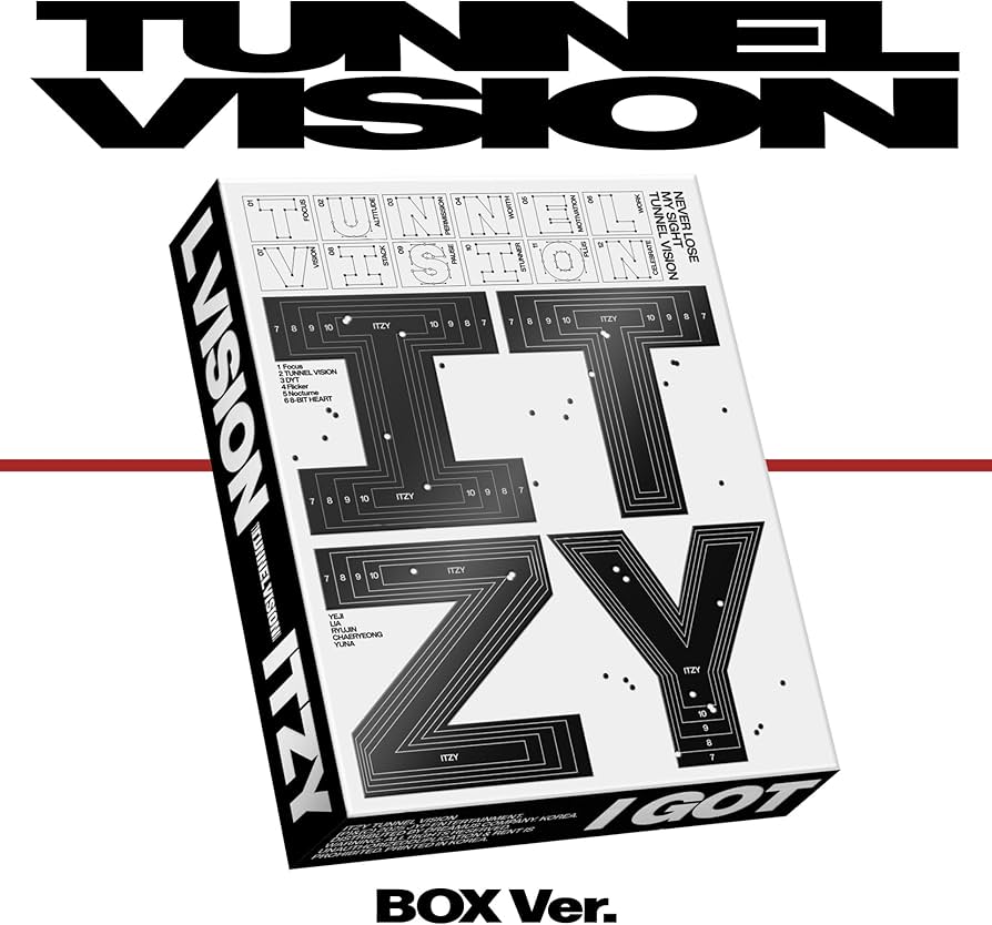 Amazon.com: IT'ZY 11th Mini Album TUNNEL VISION Photobook BOX