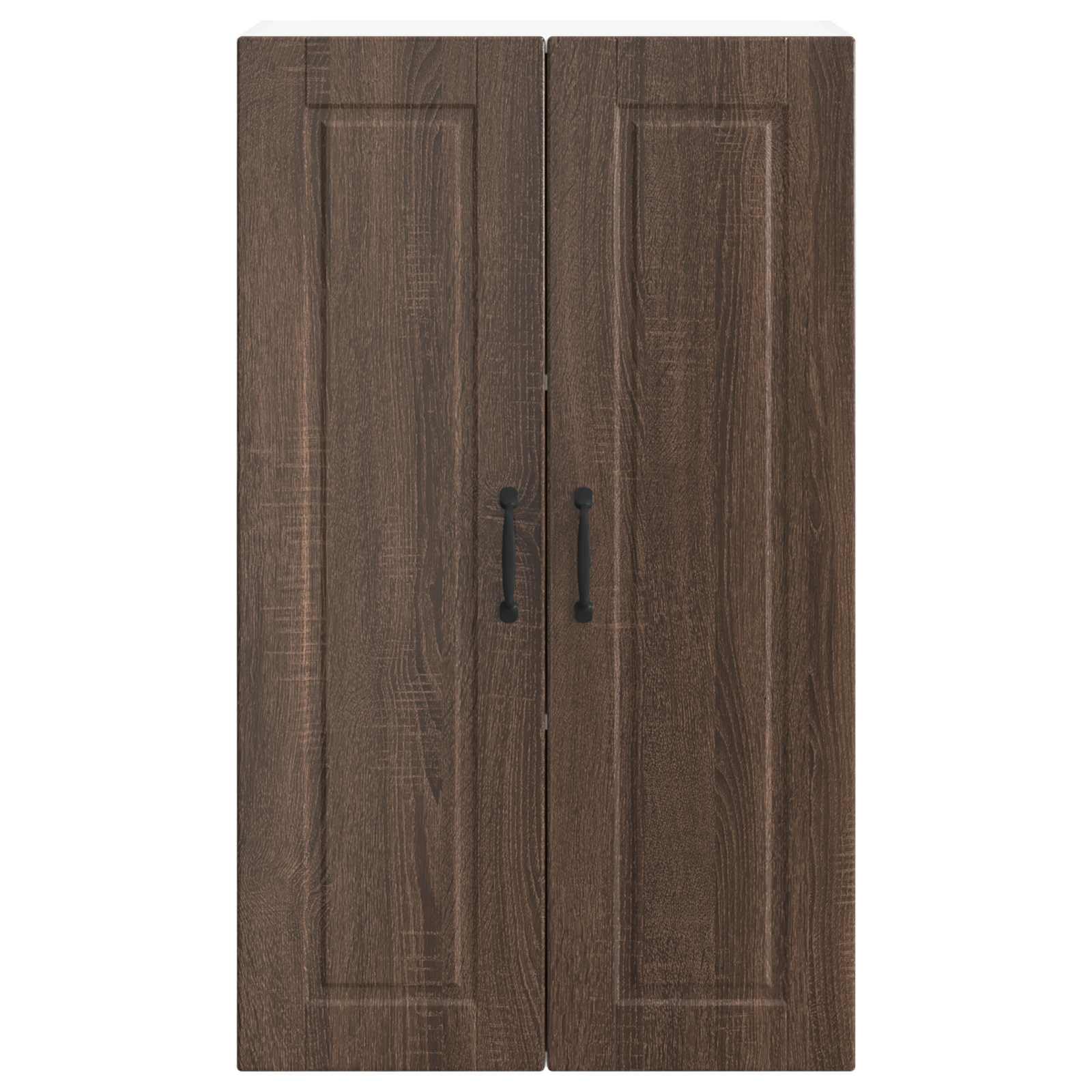Armadio da parete Porto, 60 x 31 x 100 cm, in legno marrone effetto rovere