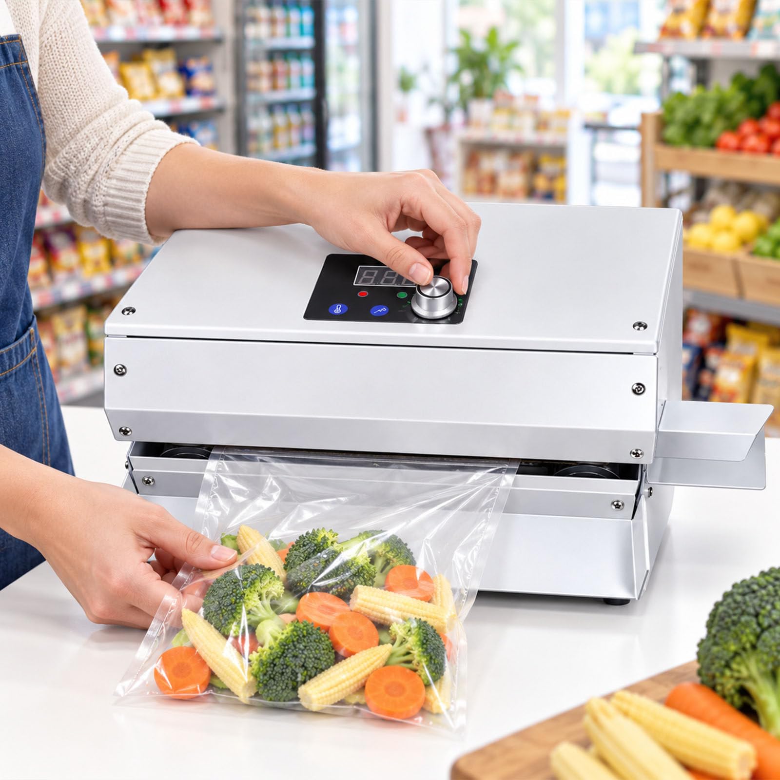 Máquina Automática De Sellado De Bolsas De Plástico,Selladora Banda