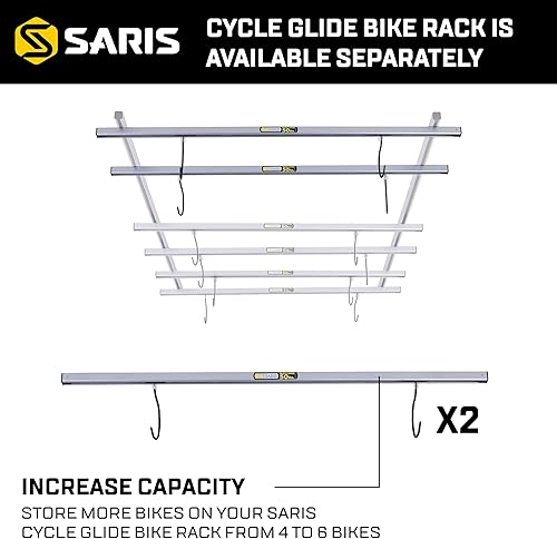 Miniatura 3 de Saris Ciclo Glide Home - Estacionamiento de bicicleta, soporte de techo y kit complementario