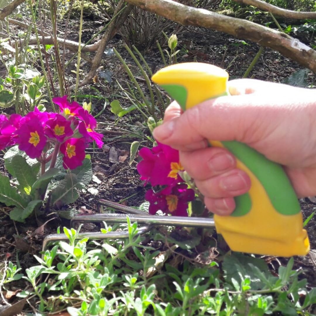 Easi-Grip® - Attrezzo da giardino ergonomico per persone con difficoltà che desiderano lavorare in giardino, in diverse versioni e lunghezze, giardinaggio, aiuola rialzata (lunga, coltivatore)