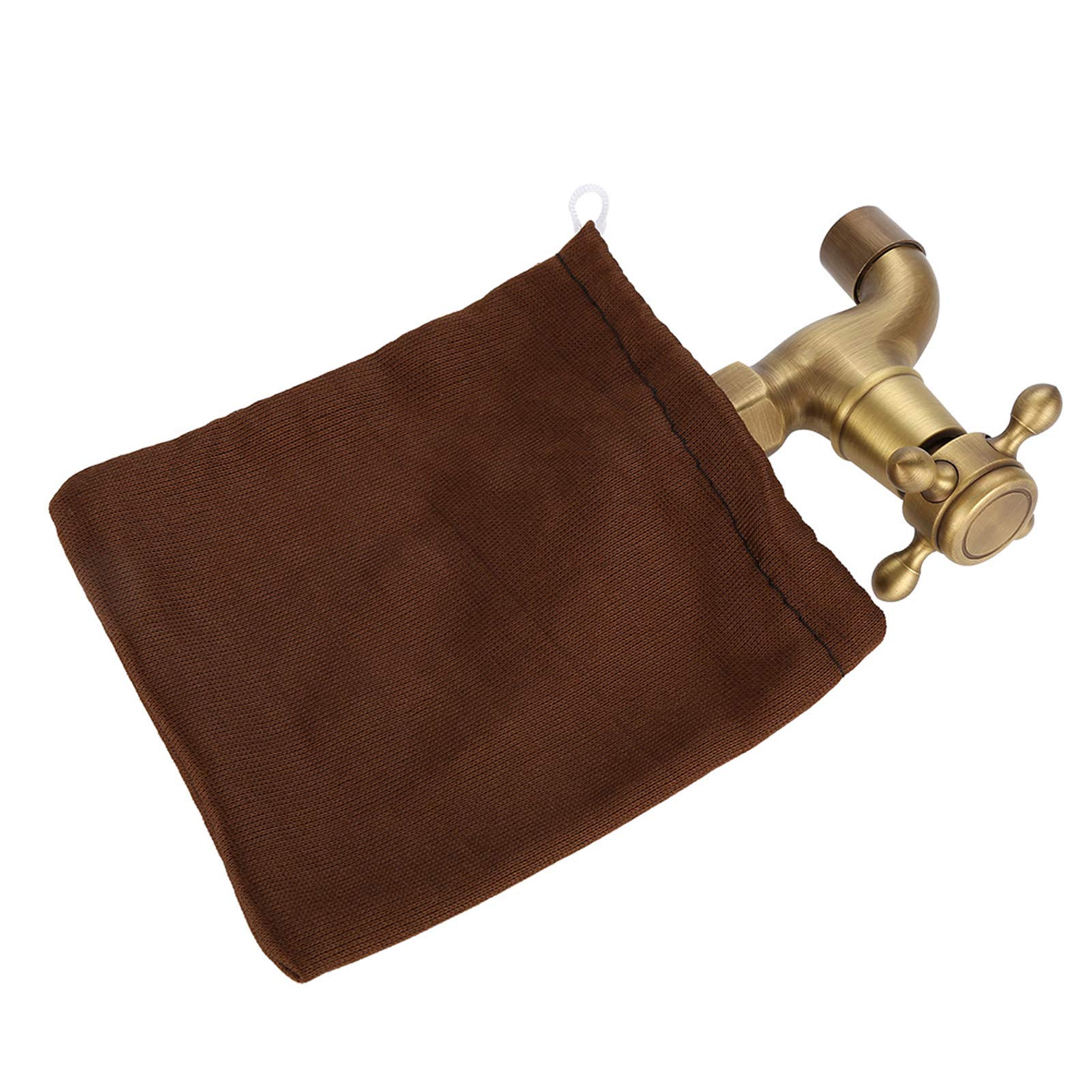 Grifo Vintage de Montaje en Pared, Grifo de Latón Macizo para Fregadero de Cocina, Fregona y Piscina, Agua Fría