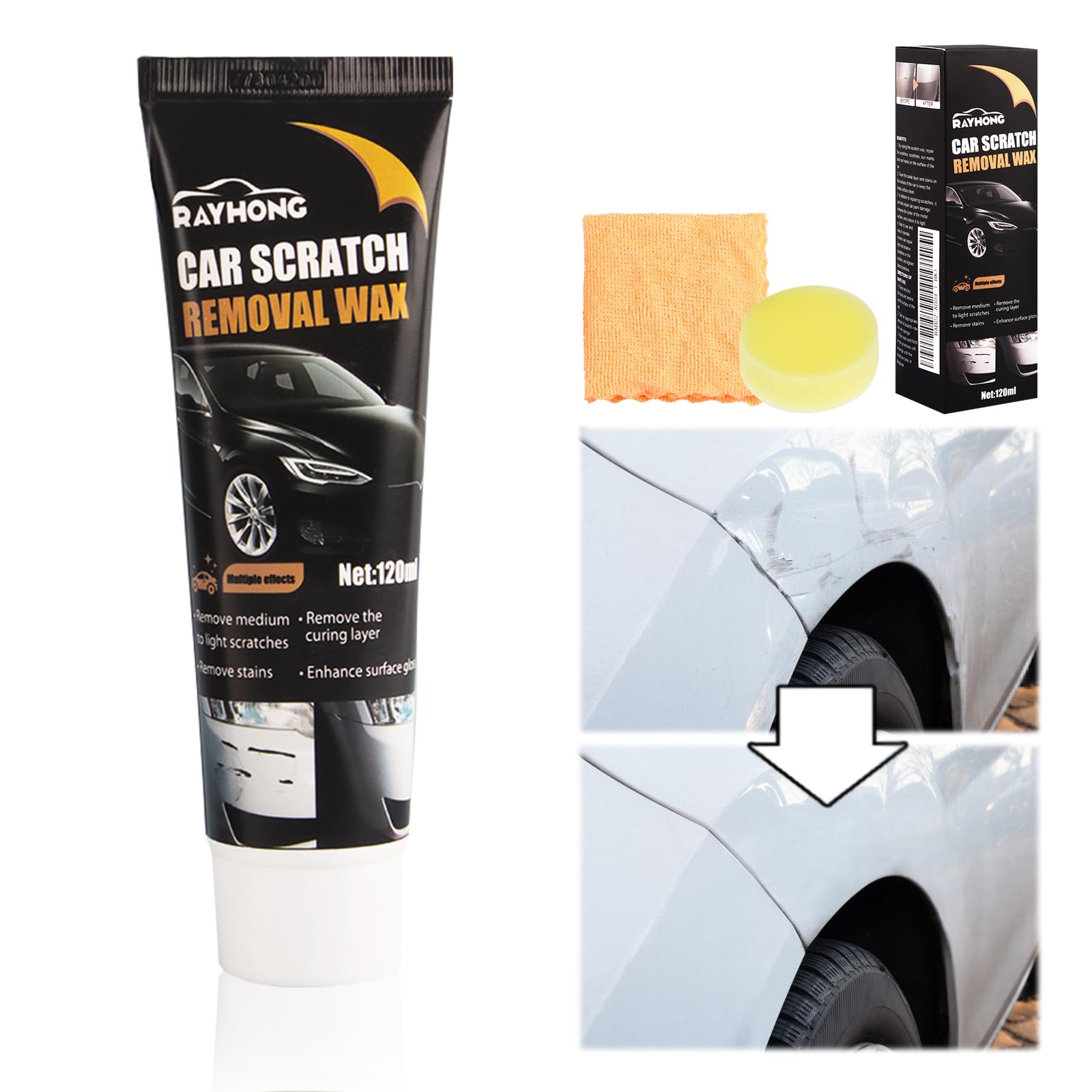 2025 Éliminateur Rapide De Rayures De Voiture, élimine Les Rayures