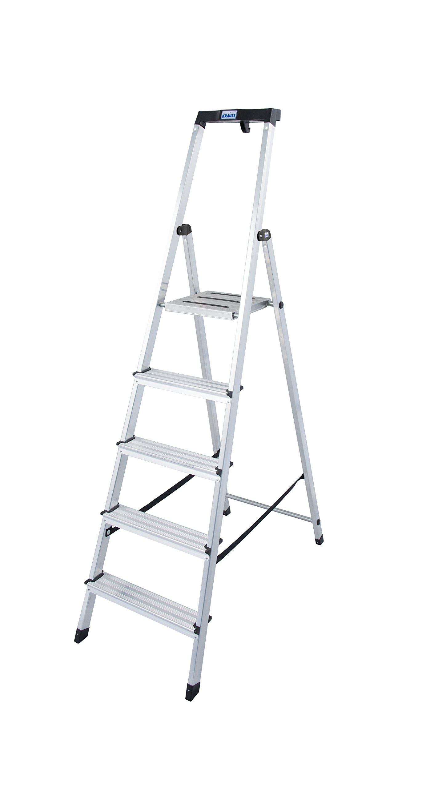 KRAUSE Stehleiter Safety, 5 Stufen, 126337