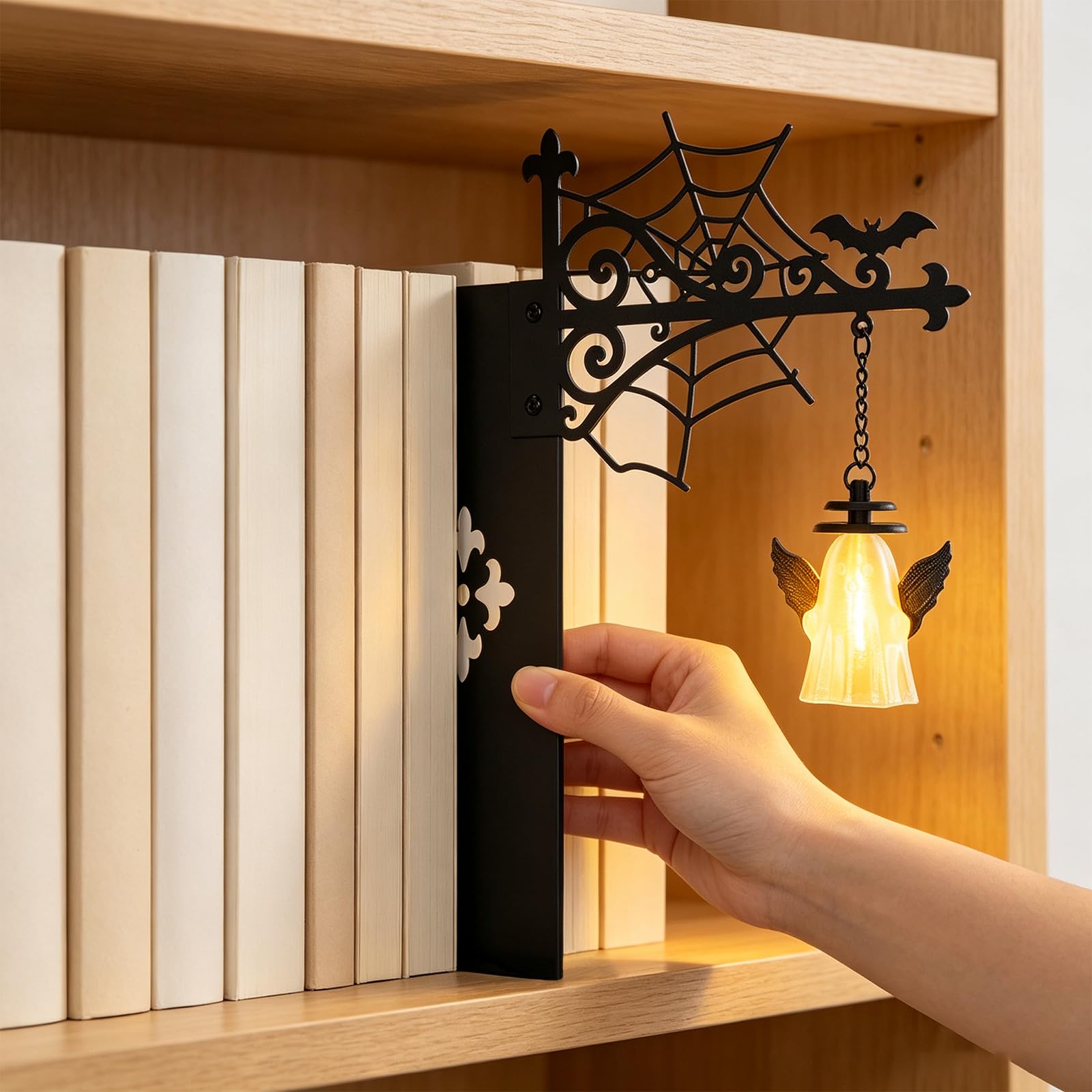 Library Lantern Book Shelf Nook Light | Nooklight for Bookshelf Lamp — image 1