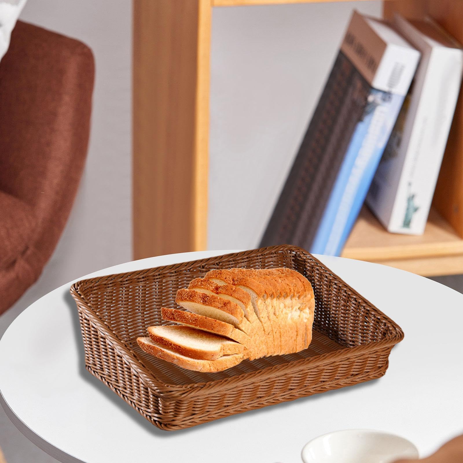Cestino Portaoggetti, Cestino per, Vassoio Decorativo per Il Pane, Vassoio per Snack, Organizer da Banco, M