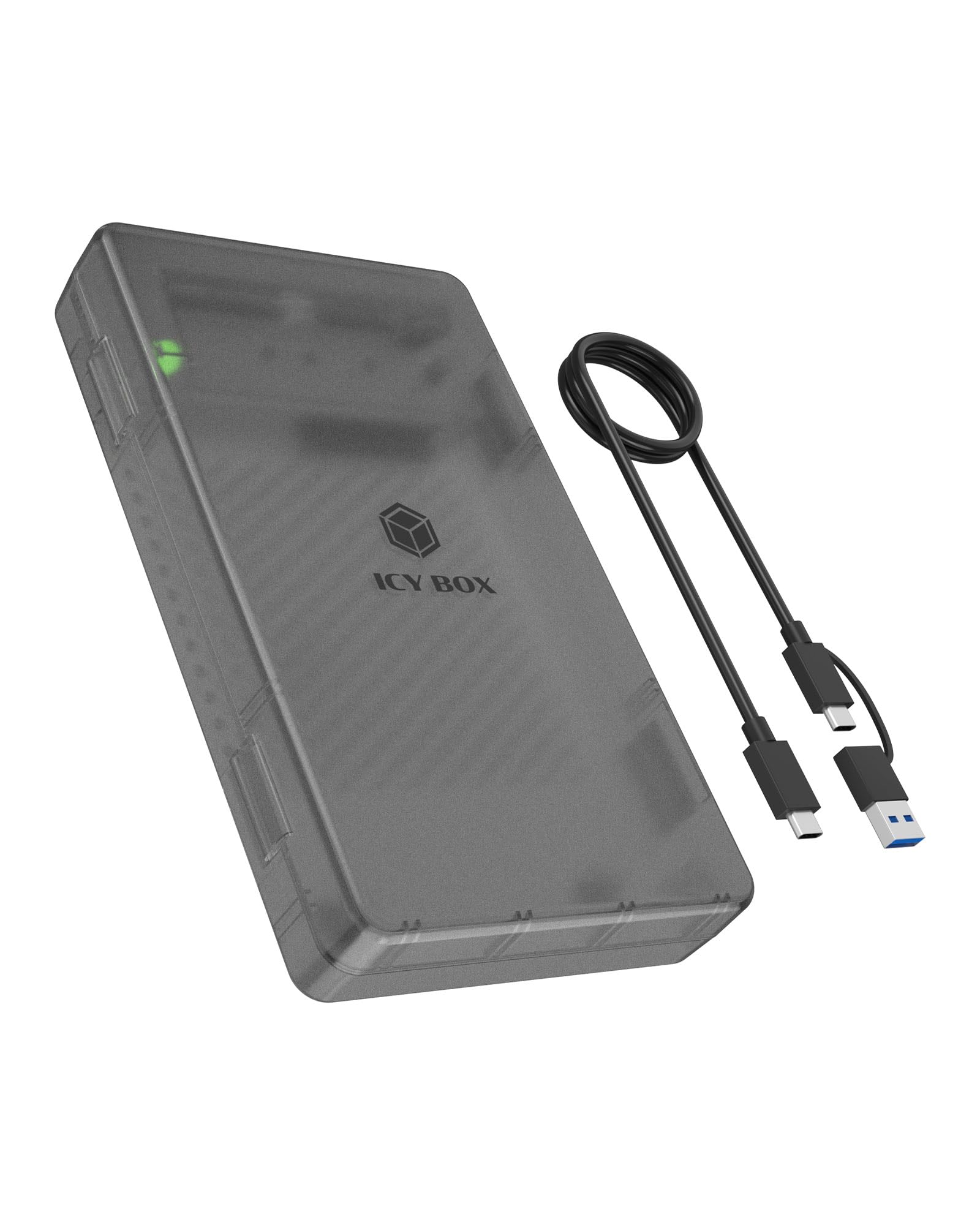 ICY BOX Spade Clone 3882 Docking Station e stazione di clonazione per SSD M.2 NVMe e HDD/SSD SATA 2,5"/3,5", USB-C 3.2 Gen 2 (10 Gbps), clonazione offline, HotSwap, IB-3882MSCL-CU31