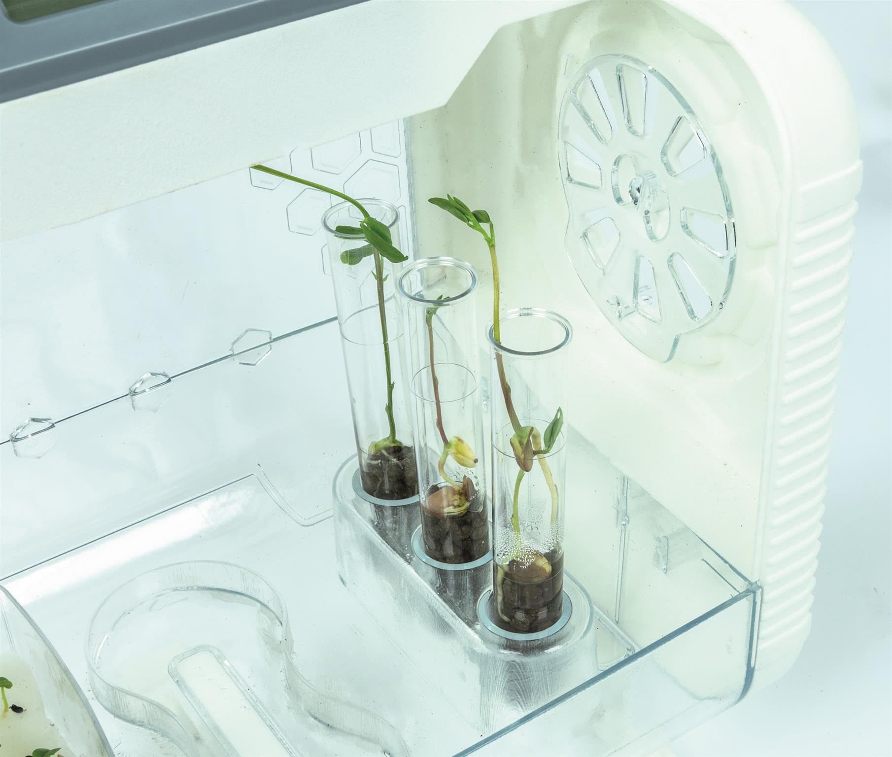 Clementoni Smart-Tech - Invernadero - Kit Interactivo de Ciencia de Plantas Stem con sensores, Pantalla LCD y Modos de Crecimiento para niños de 8 años en adelante