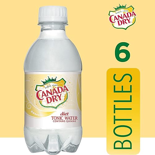 Miniatura 5 de Botella de plástico de 10 onzas de líquido para dieta seca de Canadá, 6 unidades