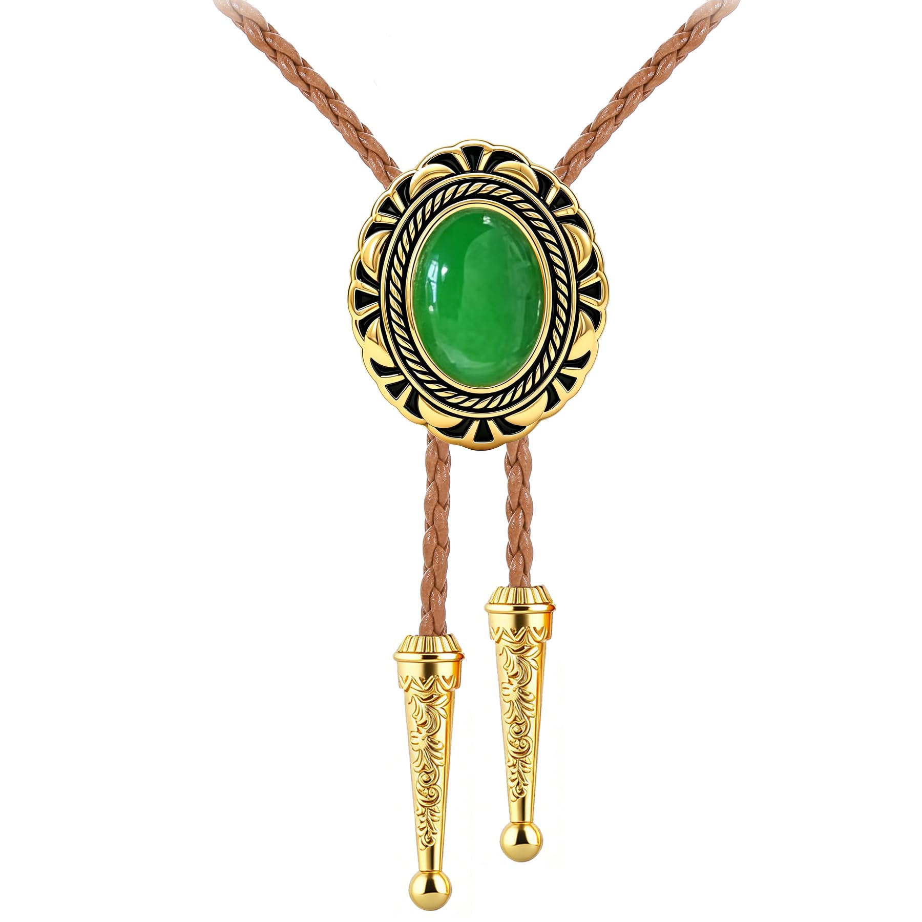 Jeilwiy Bolo Tie for Men Cowboy Ties Western Bolo Tie Necklace for Women