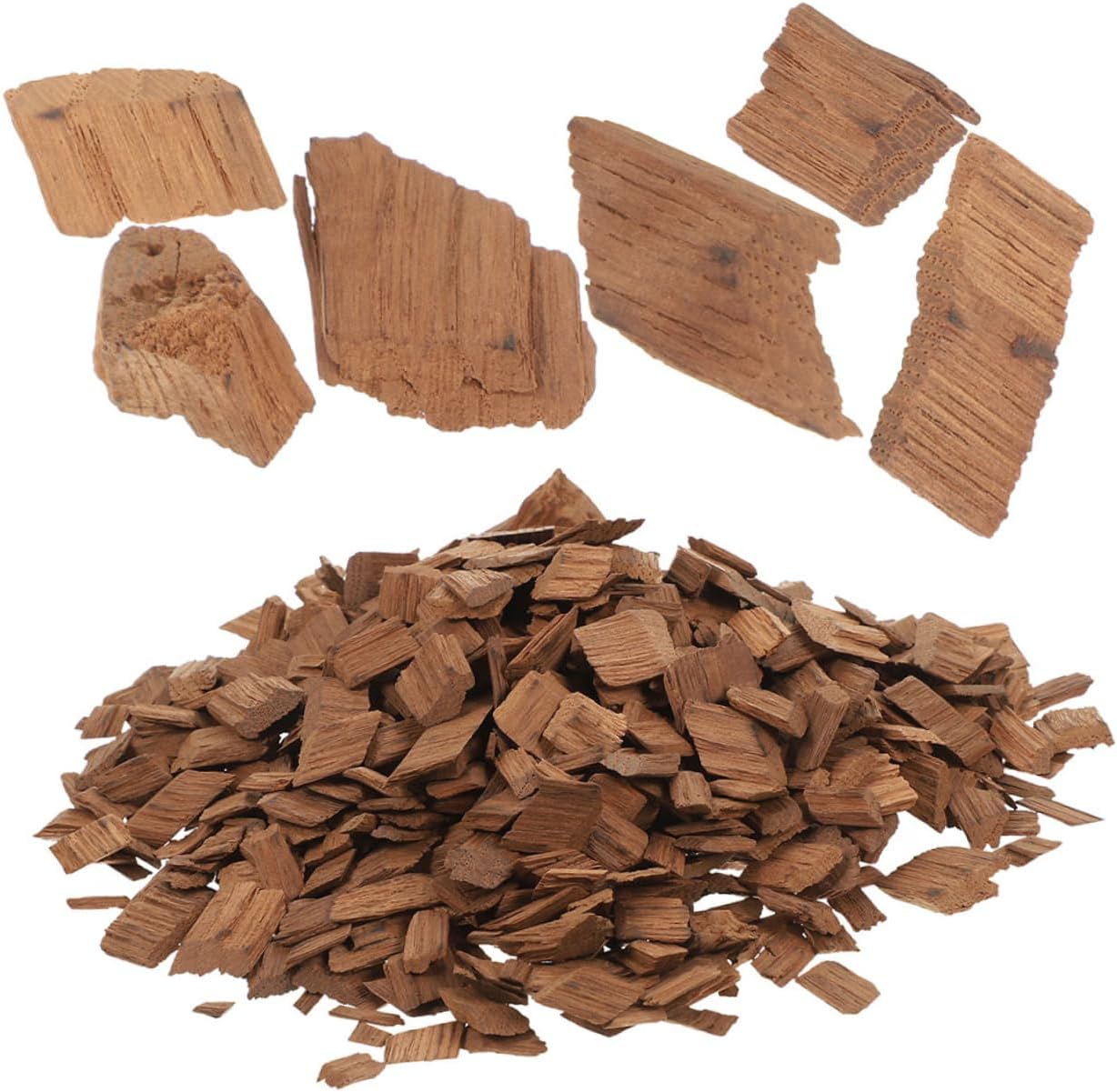 PRETYZOOM 5pcs Oak Chips for Wine Making Light to French Oak for Home Brewing Supplies Flavor and Red Wine for Enthusiasts and