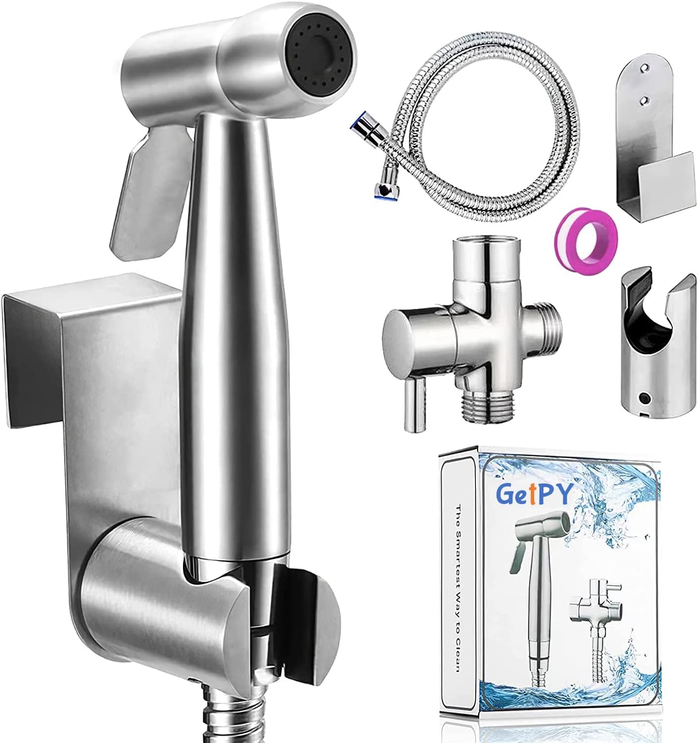 Getpy Bidet Sprayer for Toilet - Hand Held Bidet Toilet Sprayer Kit ...