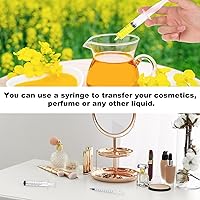 Vista 5 de Amabro 5 jeringas de plástico – 0.0 fl oz, 0.1 fl oz, 0.2 fl oz, 0.3 fl oz, 0.7 fl oz, jeringas de medición sin aguja, jeringas reutilizables