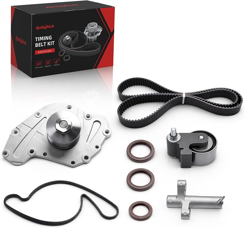 Kit de correia dentada com bomba d’água AxleyHub para Chrysler e Dodge 3.5L/4.0L – TBK295L