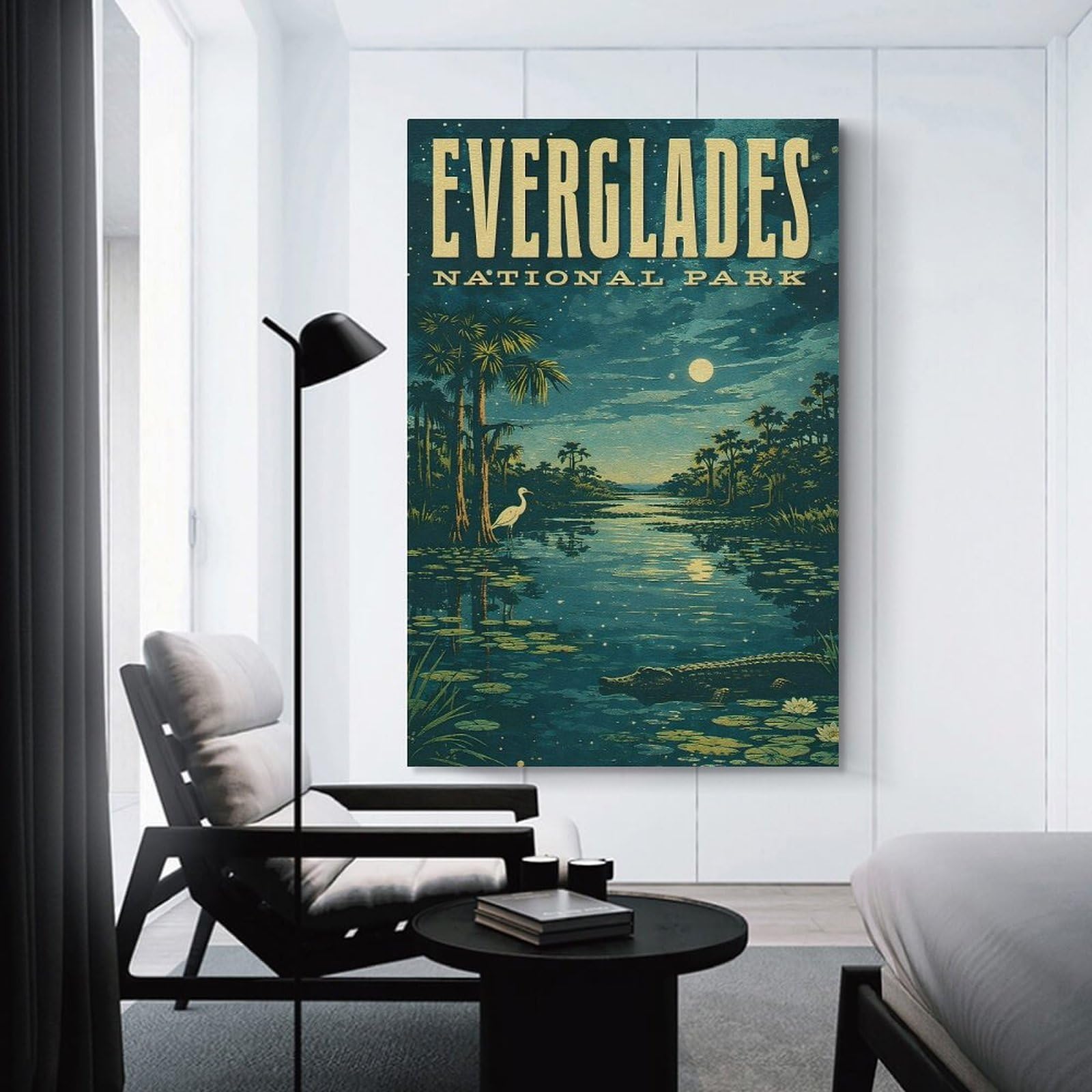 Junmoney Unframe-Style-20 Everglades National Park Vintage Wall Picture Print, 20X30inch(50X75cm), For New Home Styling, Lounge Or Bedroom, Home Artwork For Modern Interiors