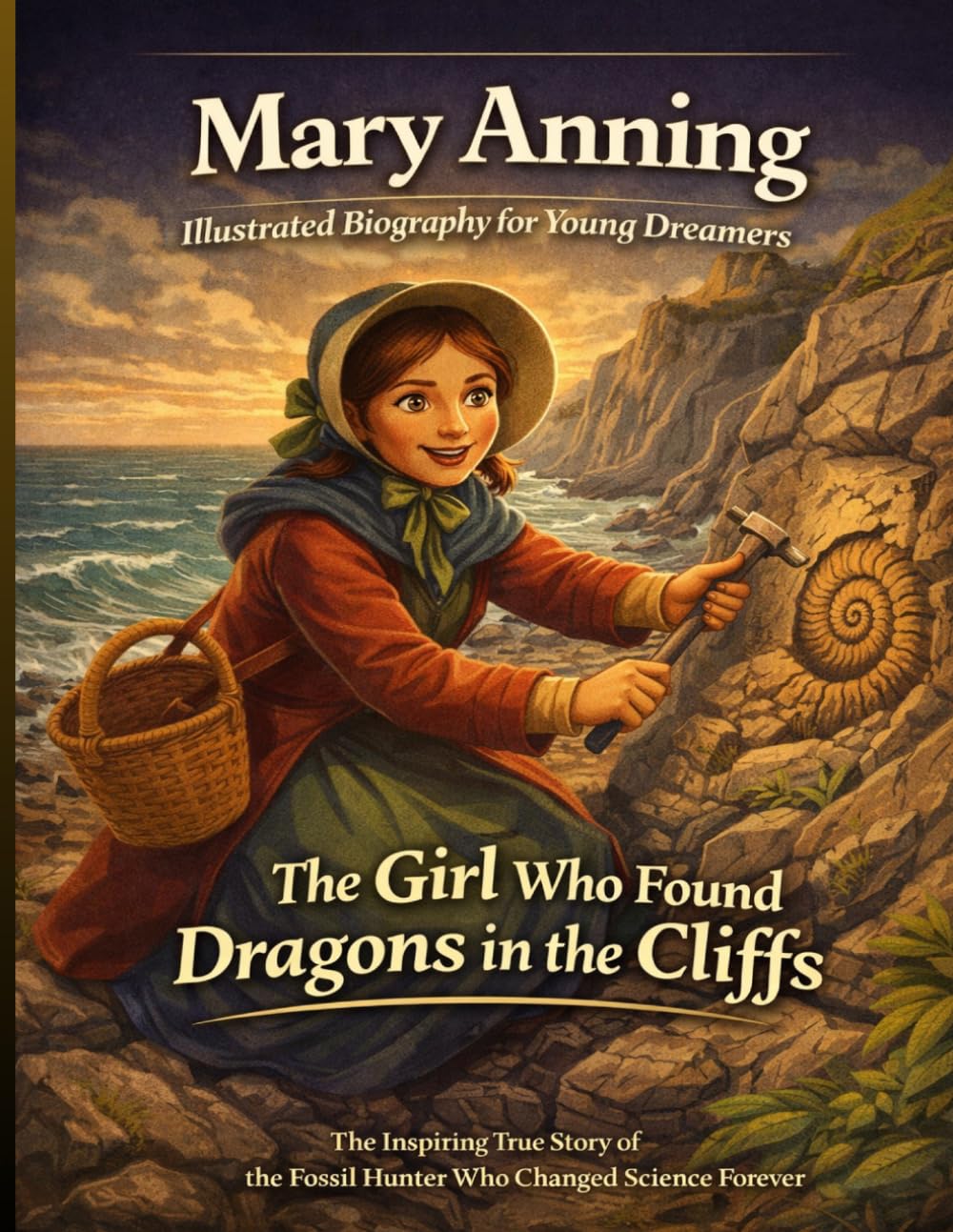 Mary Anning Illustrated Biography for Young Dreamers: The Inspiring True Story of the Self-Taught Fossil Hunter Who Changed Science Forever and Never Got the Recognition She Deserved.