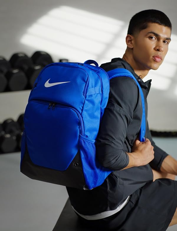 Nike Brasilia Backpack, Game Royal/Black/White, MISC by Nike - Used condition - Image 2