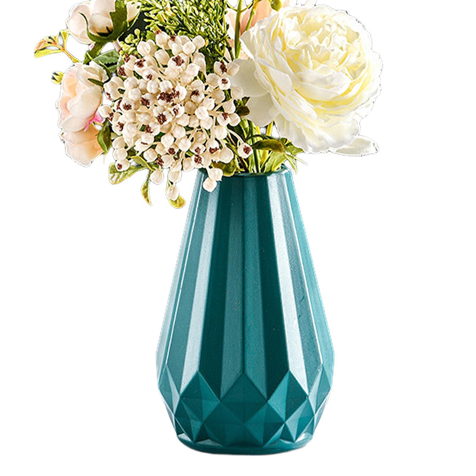 Modern Vases for Home Decor | Flower Vases for Home Decor,Off-Farmhouse Distressed Decorative Vase for Pampas Grass, Mantel, Shelf, Home Accents, Table Decoration Rianpesn