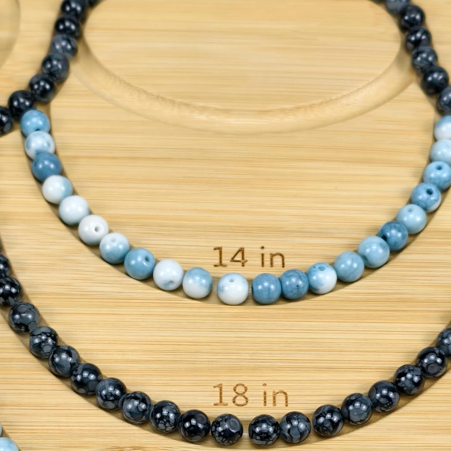 Petoysoso Bead Boards for Jewelry Making,Bamboo Necklace Making Supplies,Jewelry Making Supplies,Bead Board Tray - Image 5