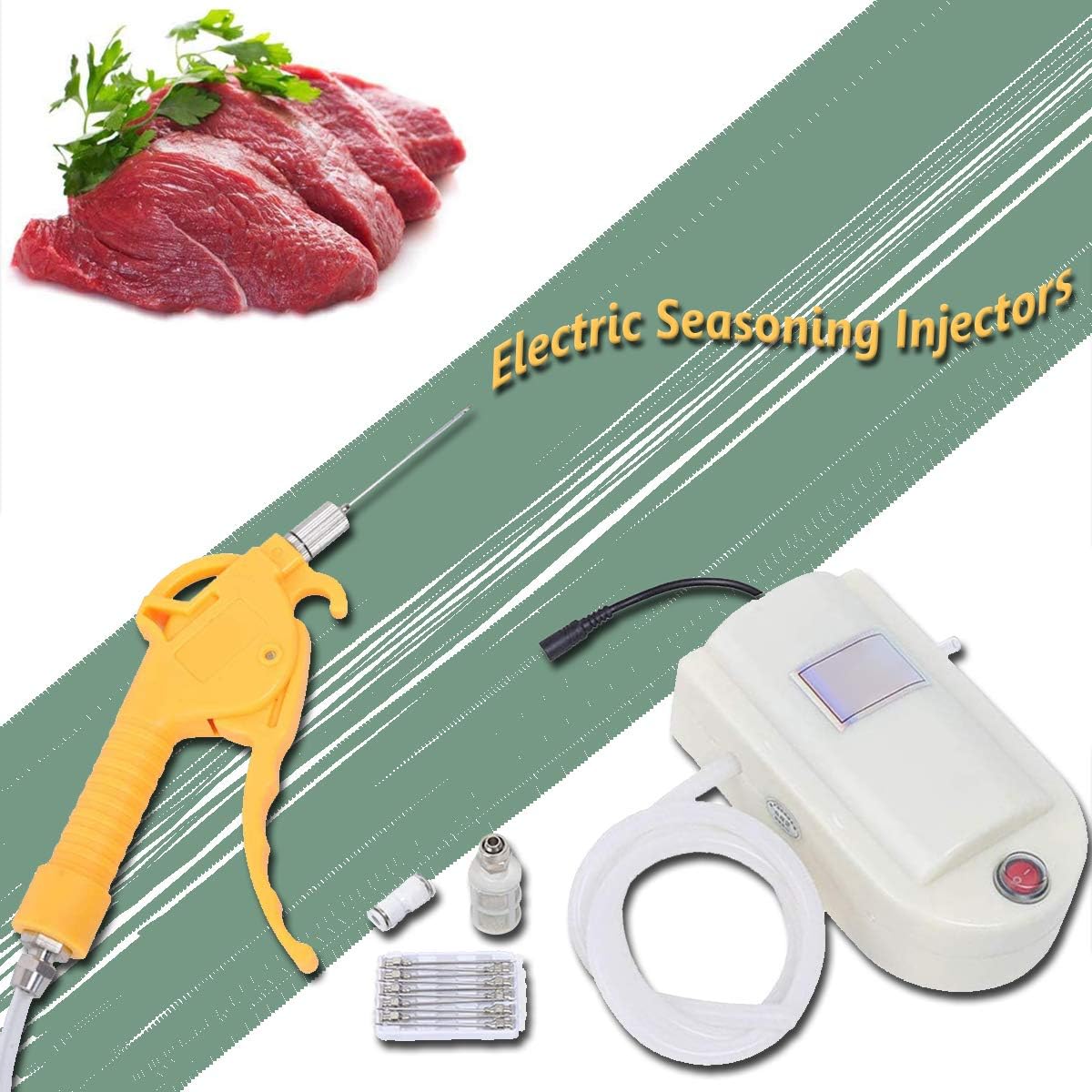 kit iniettore di carne per affumicatore