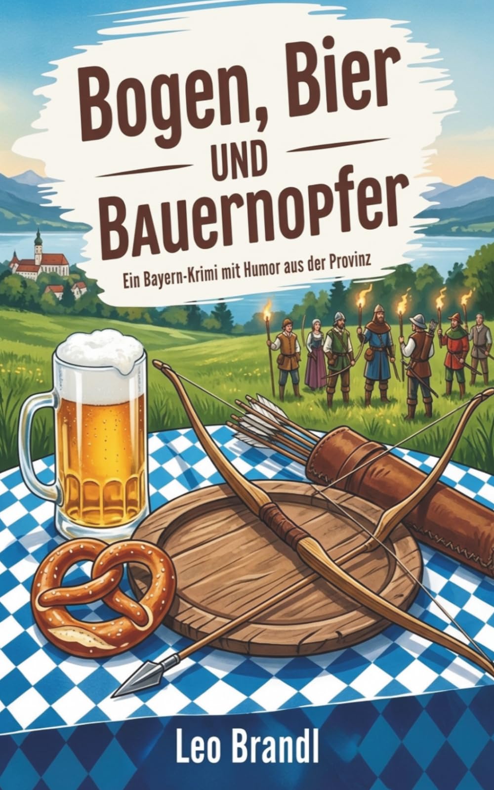 Bogen, Bier und Bauernopfer: Ein Bayern-Krimi mit Humor aus der Provinz (Ammersee-Krimis von Leo Brandl)