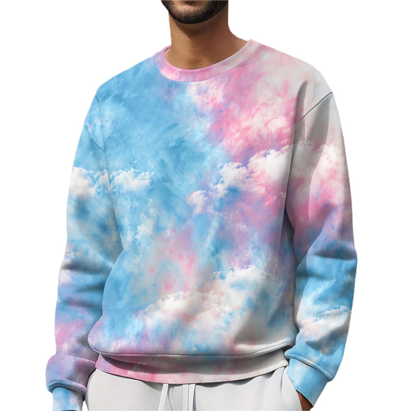 Camisa Sin Mangas Hombre Suéter Informal De Cuello con Estampado Tie-Dye para Fitness Mujer Gimnasio Top Deportivo Chaquetas Ropa Playa Corta Vento Caza Entrenamiento Boxeo Deporte Manga