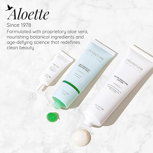 Miniatura 7 de Aloette Gel exfoliante para la cara, exfoliación de enzimas restauradoras (2 onzas), gel exfoliante para piel hidratada, exfoliación facial de aloe