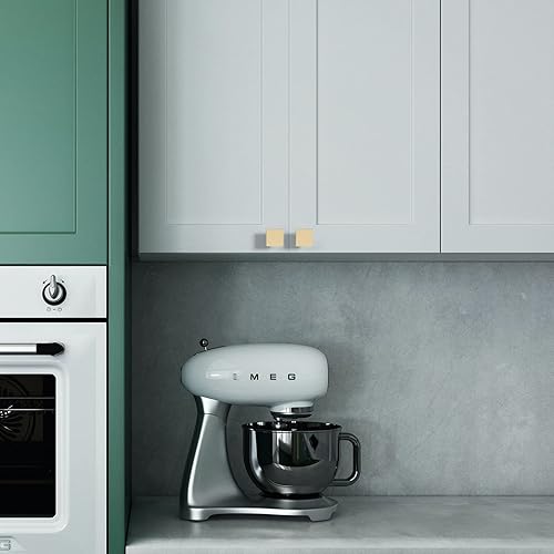 Miniatura 10 de Asidrama - Paquete de 10 manijas para alacena, cómoda, cajón con agujero de 3 centímetros color negro mate, pomos de zinc como accesorios para