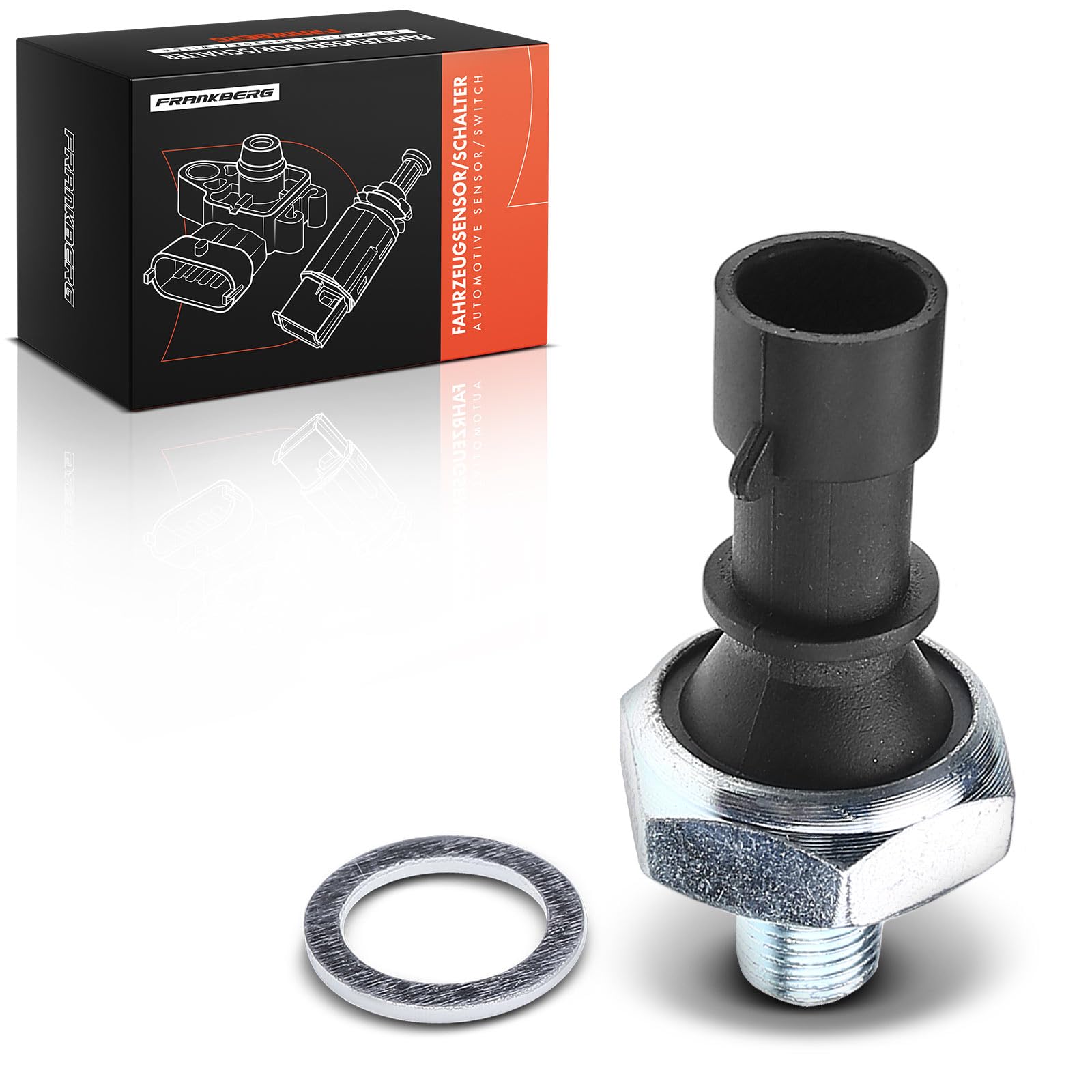 Frankberg 1x Oil Pressure Sensor Oil Pressure Sensor 1-Pin Compatible with Corsa D S07 Astra H GTC L08 Meriva Zafira Tourer C P12 Mokka/Mokka X J13 Insignia A G09 Vectra C Replace# 90534902