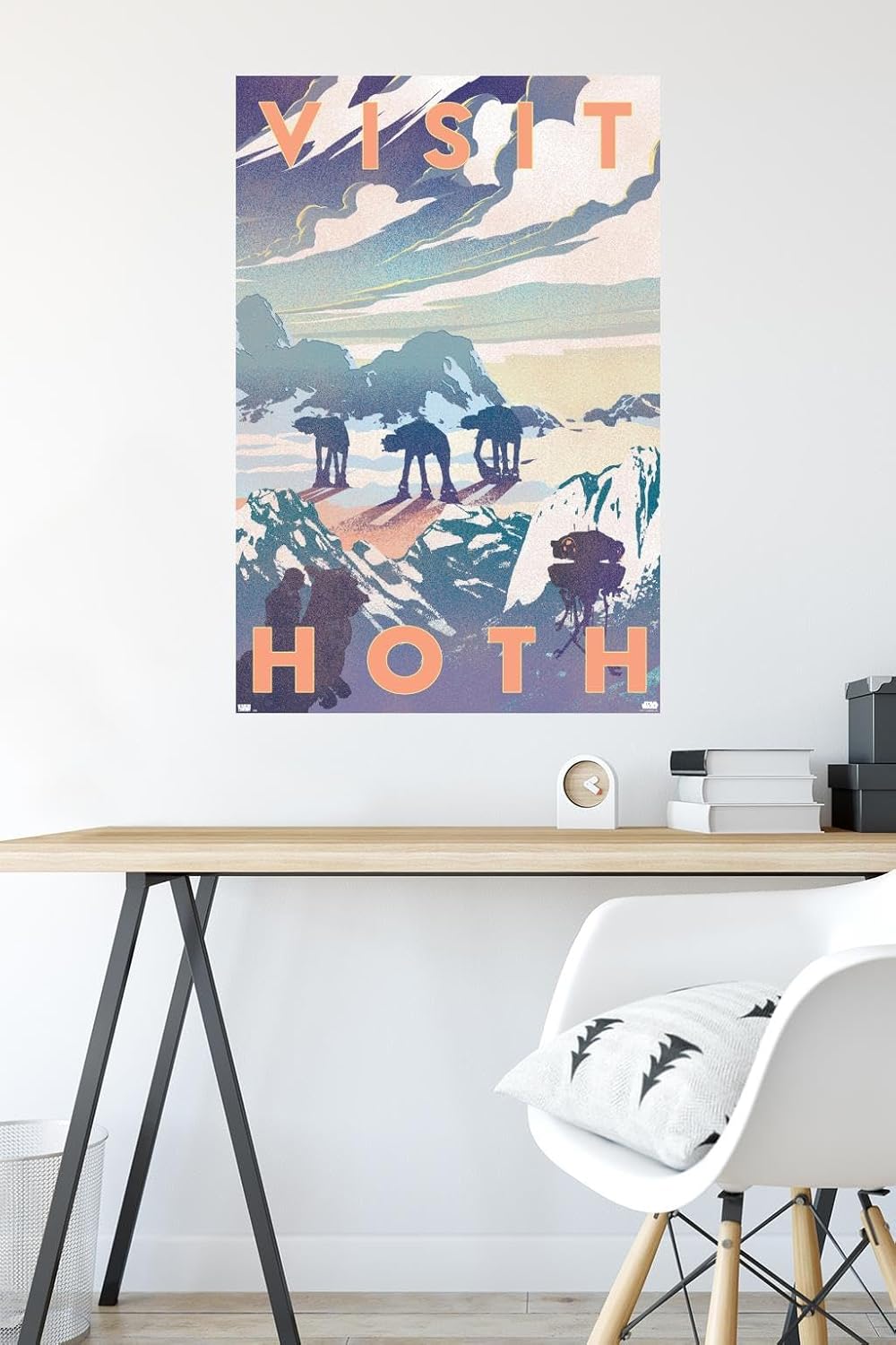 Trends International Star Wars: Hoth - Visit Hoth Wall Poster, 22.375" x 34", Premium Unframed Version