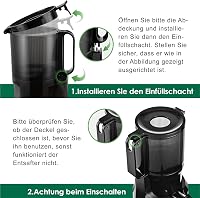 Fretta Lassú Gyümölcscentrifuga 200W, 108mm Betöltőnyílás, BPA-Mentes Tritan, Kék 5
