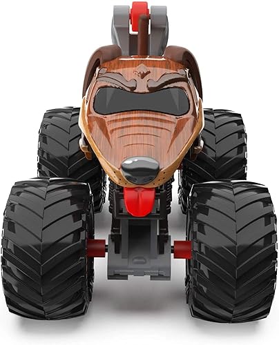 Miniatura 4 de Monster Jam, Camión monstruo oficial Monster Mutt, vehículo fundido a presión, serie Ruff Crowd, escala 164