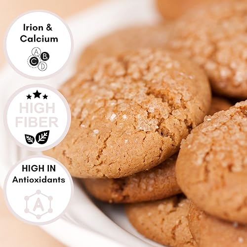 Miniatura 4 de Shirley J - Mezcla de galletas gourmet de melaza de jengibre para hacer 30 galletas  Galletas de jengibre fresco en minutos solo añaden agua y