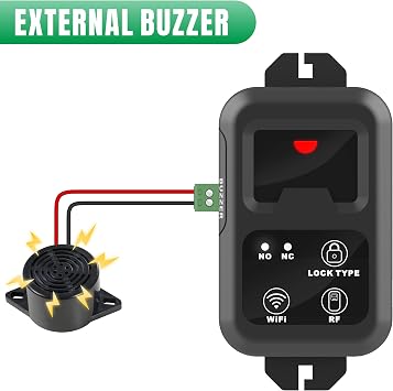 UHPPOTE WiFi & RF Wireless Remote Control for Access Control Electric Lock