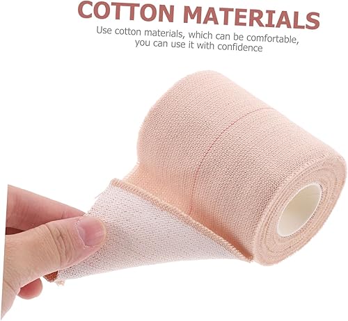 Miniatura 3 de BESPORTBLE 2 rollos de cinta deportiva cinta atlética vendaje cohesivo vendaje adhesivo debajo de la envoltura vendaje transpirable vendaje cinta