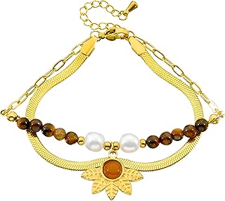 Elegant Women's Bracelet - Women's Stainless Steel Jewelry With Stylish Coating And Glamorous Details For Celebrations