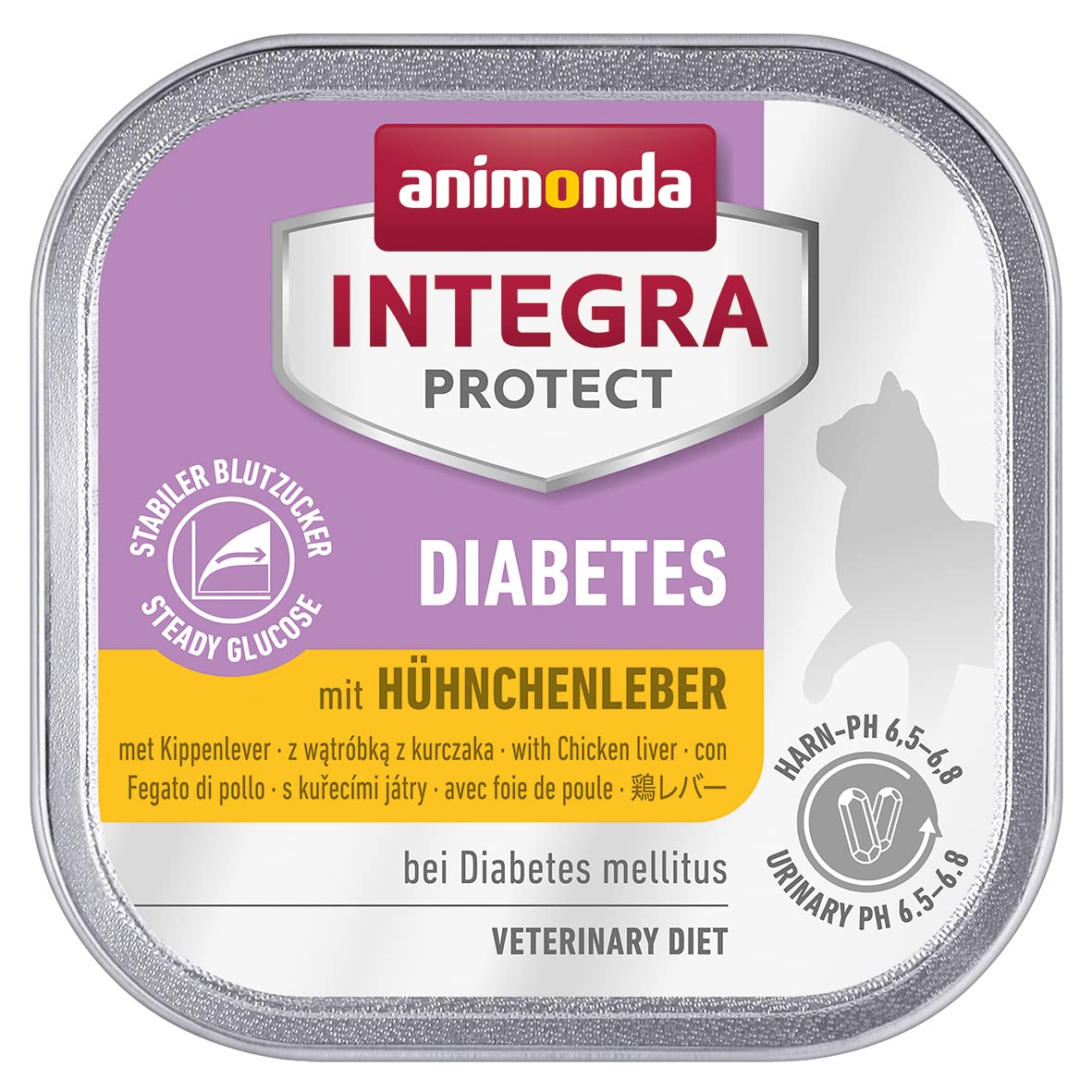 Integra Protect Diabetes d’animonda pour chat, nourriture de régime pour chat, nourriture humide en cas de diabète, au foie de p