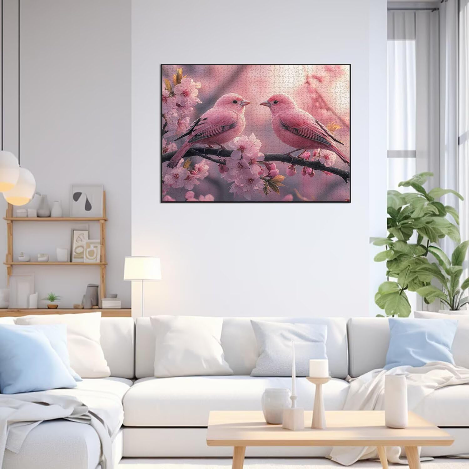 Puzzle dla dorosłych 4000 elementów trudne wyzwanie, ptak, n-615 | Brainteasing puzzle dla dorosłych kwiat wiśni gry mózgowe zwiększają kreatywność układanki 3D, relaks i rozrywka
