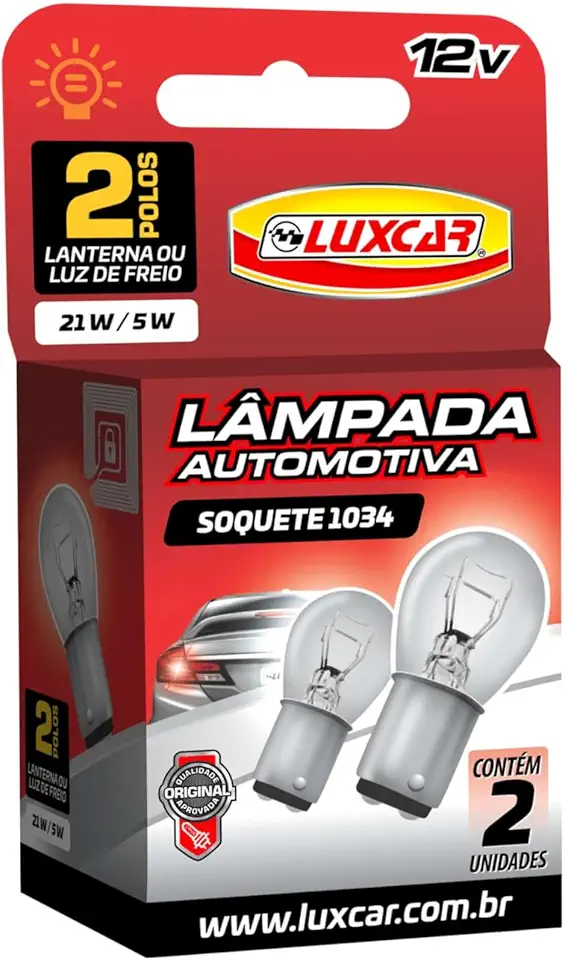 Luxcar - Lâmpada 2 Pólos