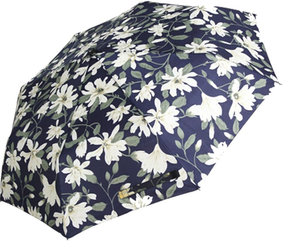 Window of Soul Large Folding Umbrella Uv Protection Umbrella for Rain and Sun Flowers Umbrella
